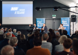 Neupré, Conférence Mathieu Bihet, Georges-Louis Bouchez