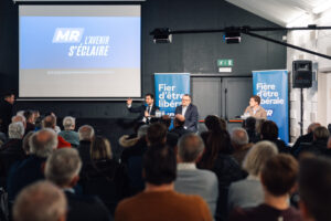 Neupré, Conférence Mathieu Bihet, Georges-Louis Bouchez
